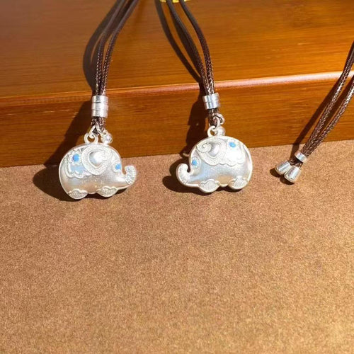 Fashion Elephant Pendant Necklace Bohemian Animal Theme Charm Jewelry Daily Outfit Accessory Gift for Women Girl Friend